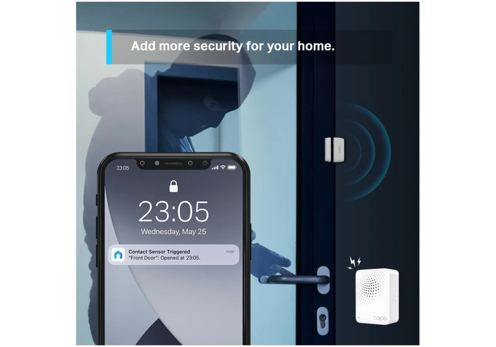 TP-Link Capteur de contact intelligent Tapo T110 