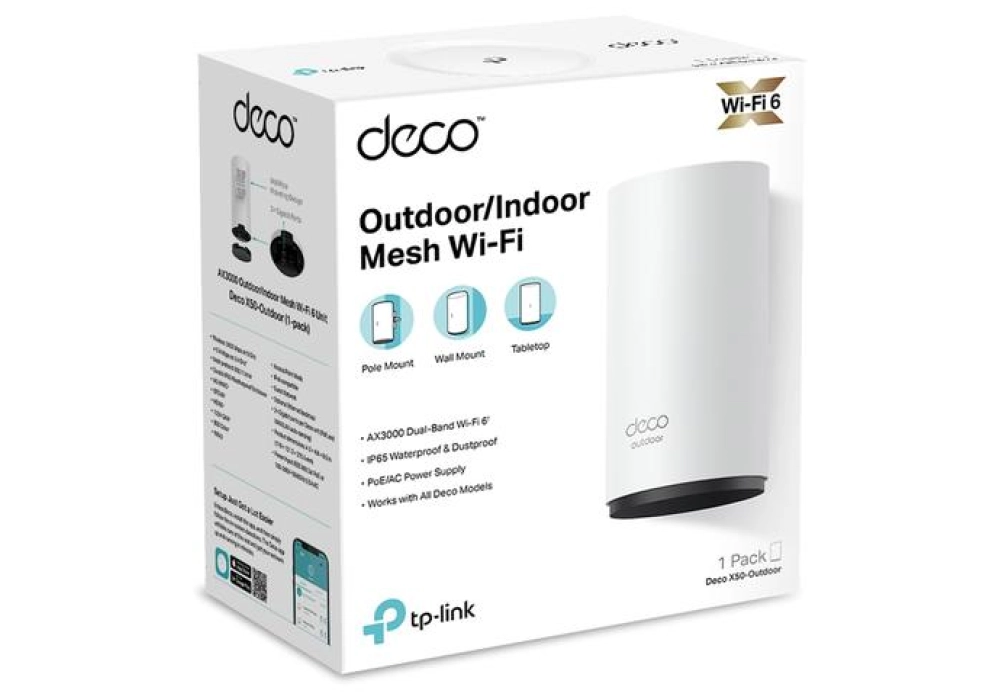 TP-Link Deco X50-Outdoor - Adaptateur simple