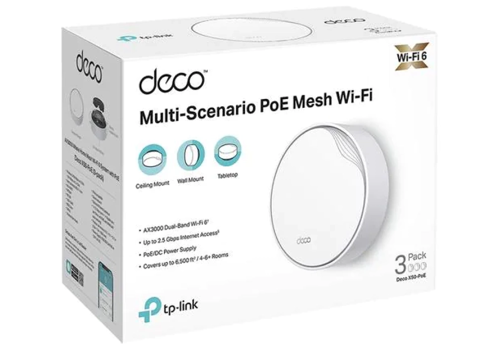 TP-Link Deco X50-PoE Adaptateur individuel