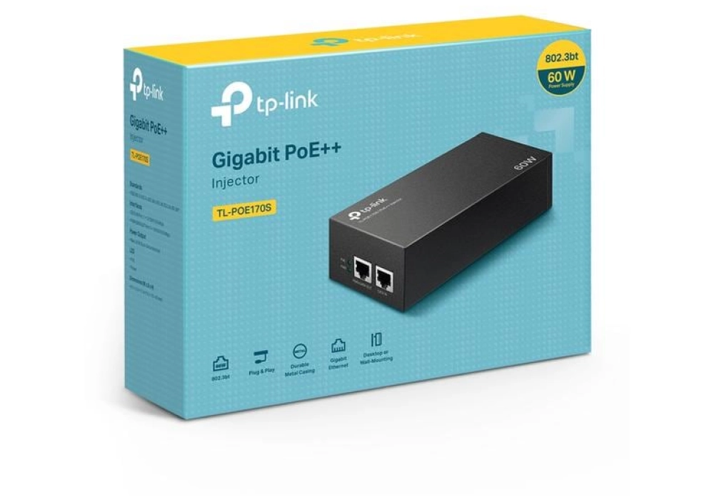 TP-Link Injecteur PoE++ TL-PoE170S