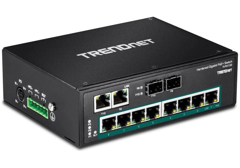 TRENDnet TRENDnet Industrie Switch 10Port Gbit PoE+ Metall