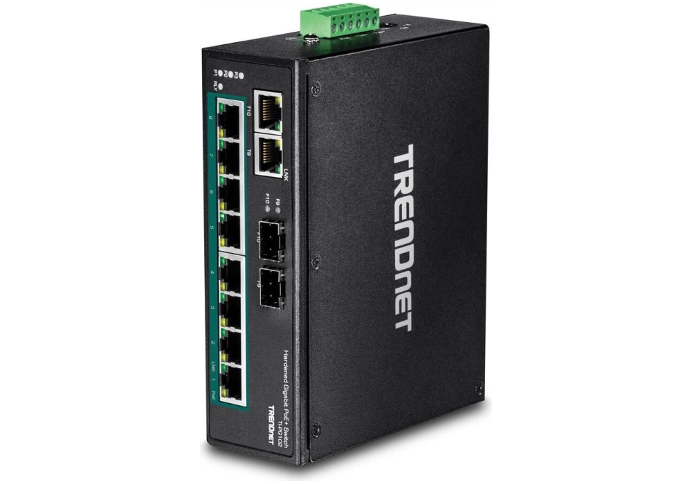 TRENDnet TRENDnet Industrie Switch 10Port Gbit PoE+ Metall