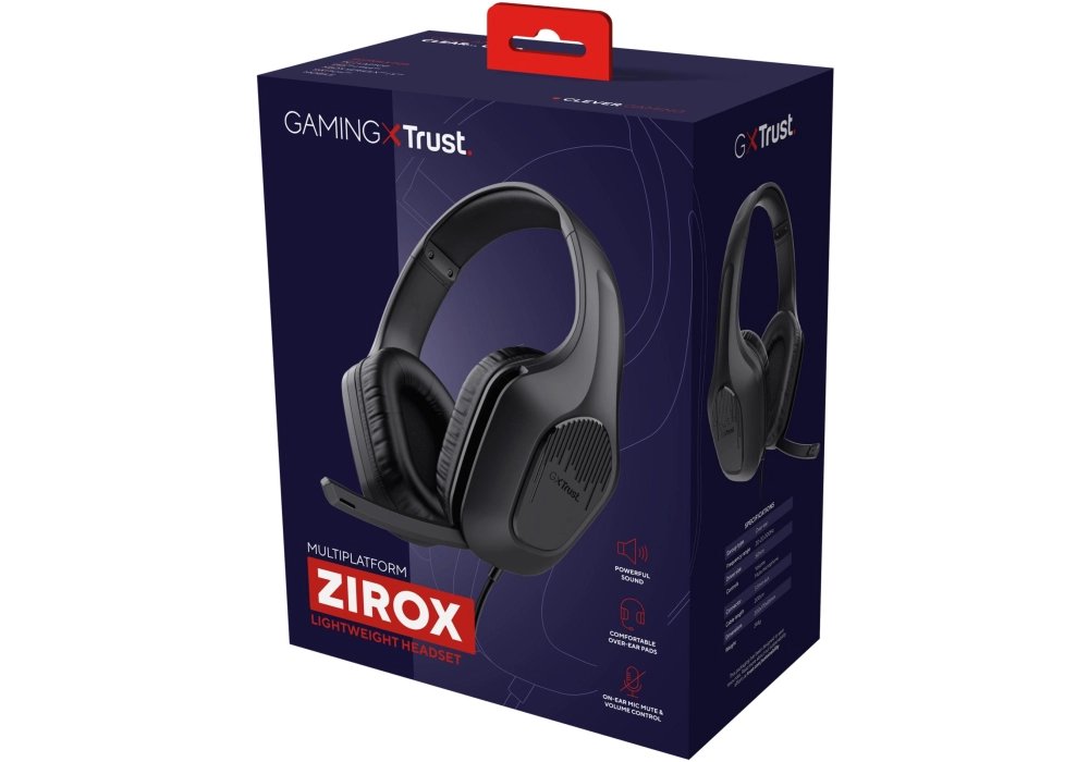 Trust GXT 415 Zirox Noir