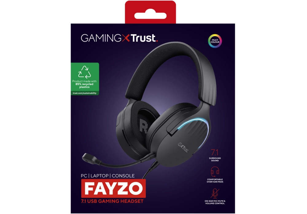 Trust GXT 490 FAYZO Noir