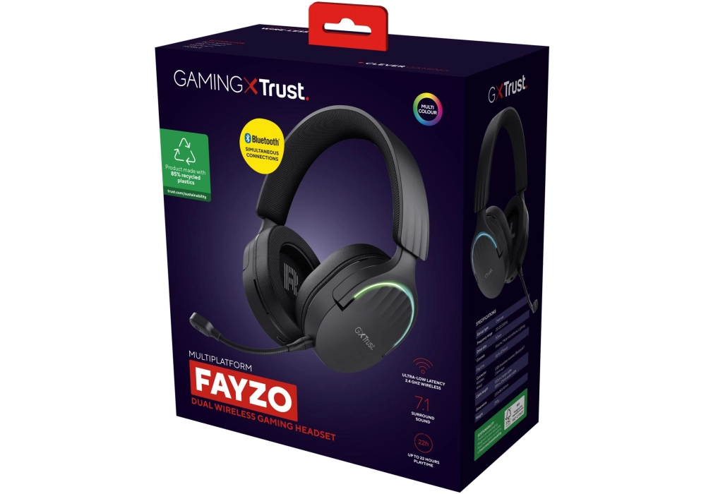 Trust GXT 491 FAYZO Noir