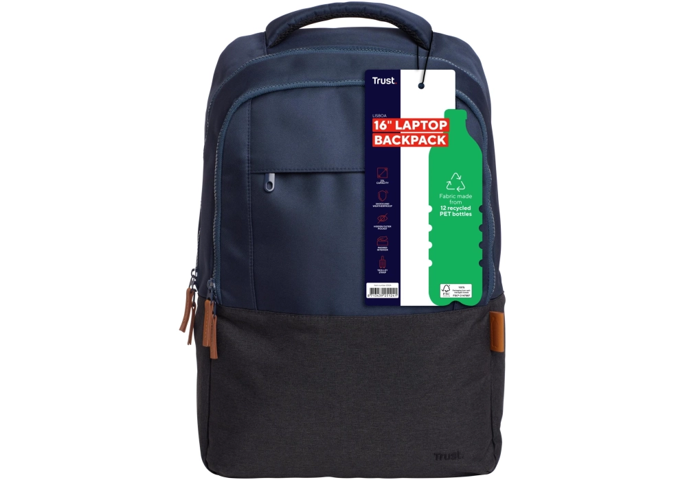 Trust Sac-à-dos pour ordinateur portable Lisboa 16 " Bleu