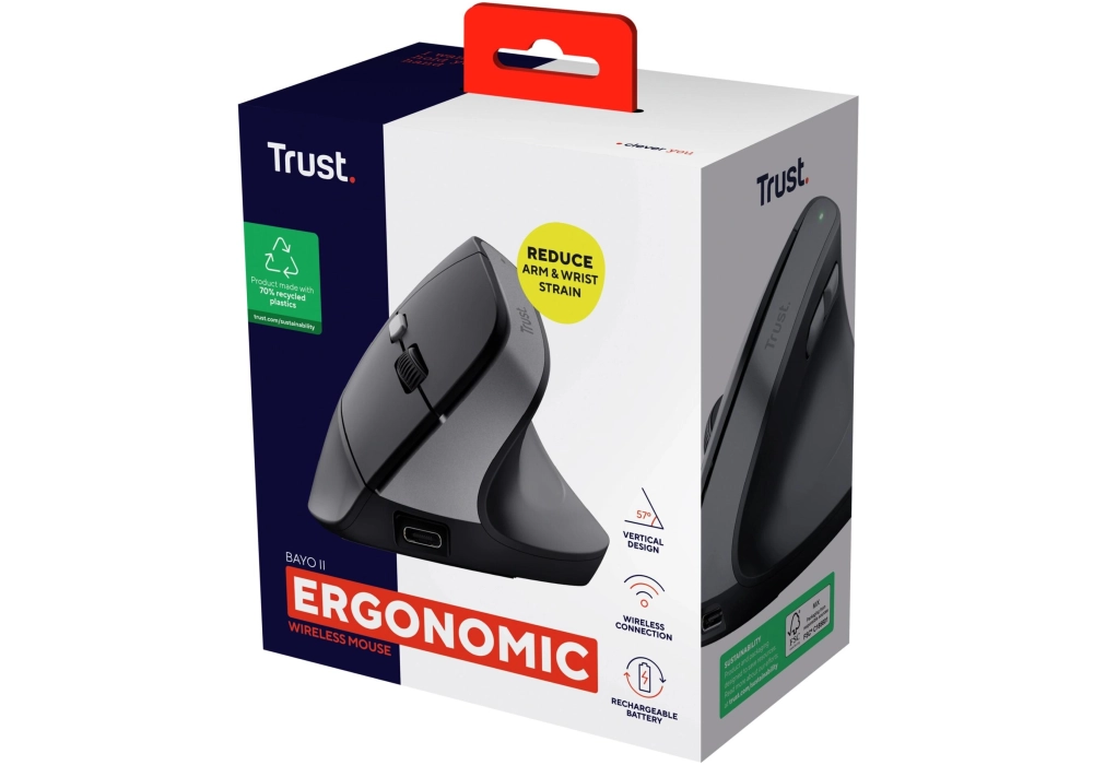 Trust Souris Bayo II Noir