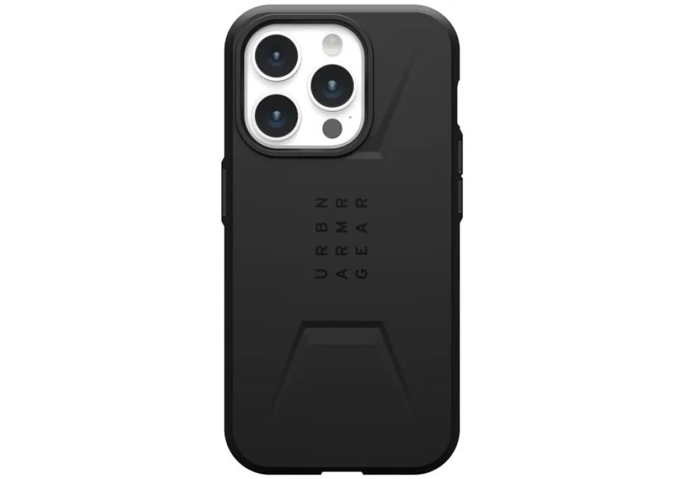 UAG Coque arrière Civilian Case iPhone 15 Pro Black