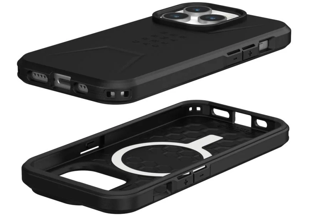 UAG Coque arrière Civilian Case iPhone 15 Pro Black