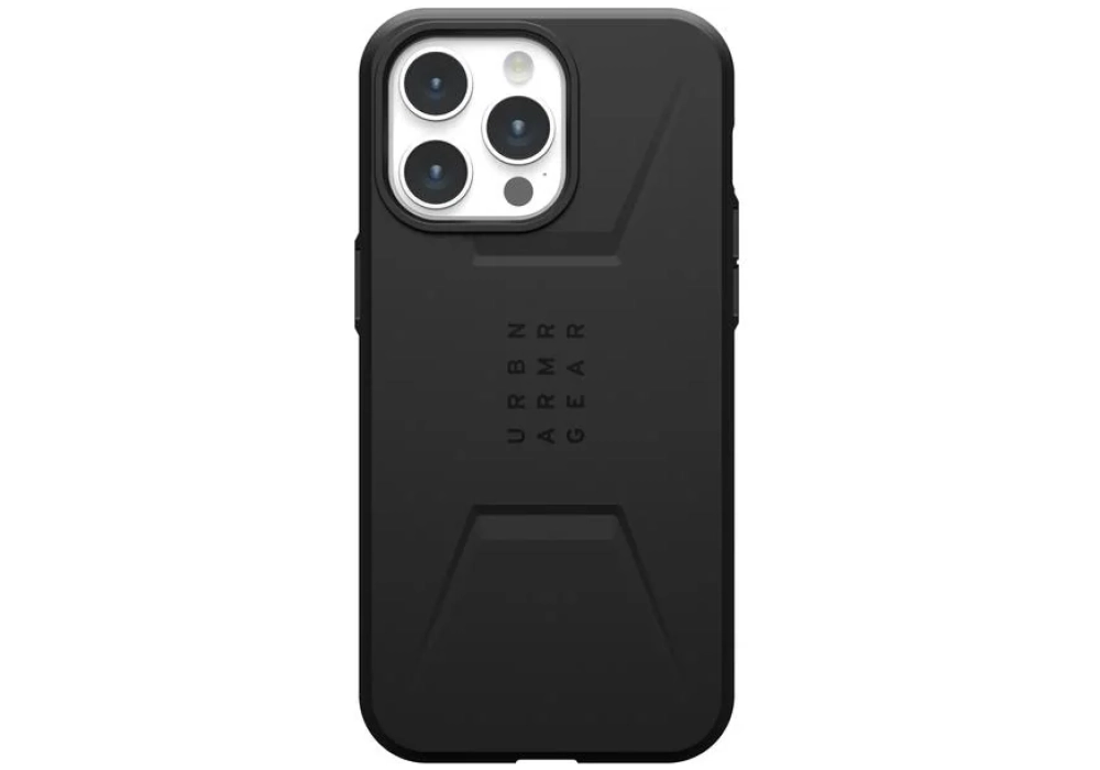 UAG Coque arrière Civilian Case iPhone 15 Pro Max Black