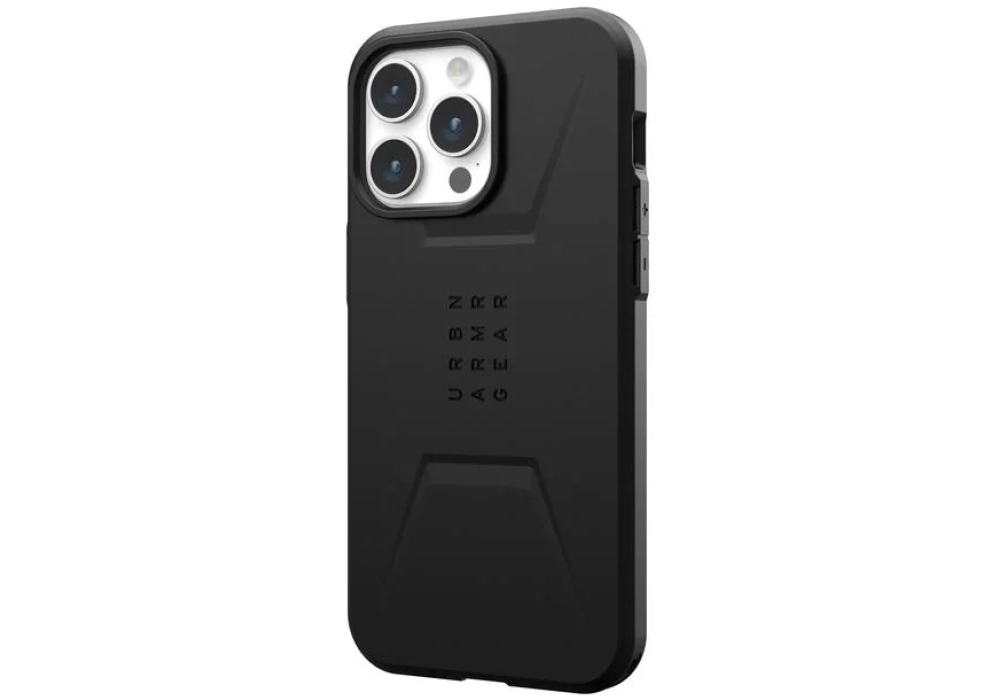 UAG Coque arrière Civilian Case iPhone 15 Pro Max Black