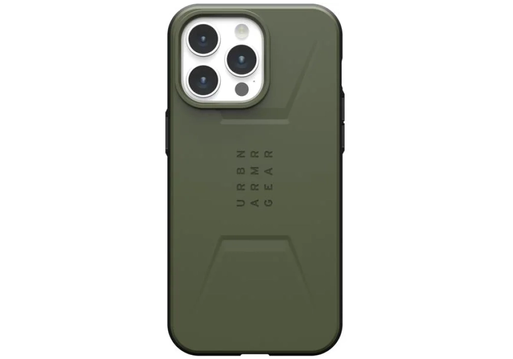 UAG Coque arrière Civilian Case iPhone 15 Pro Max Olive