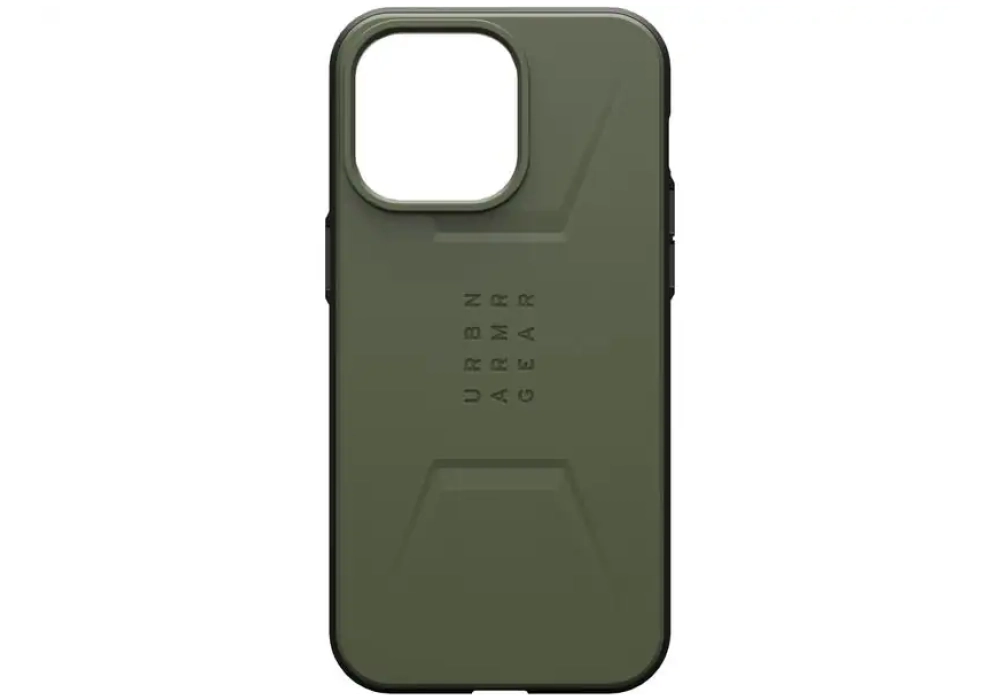 UAG Coque arrière Civilian Case iPhone 15 Pro Max Olive