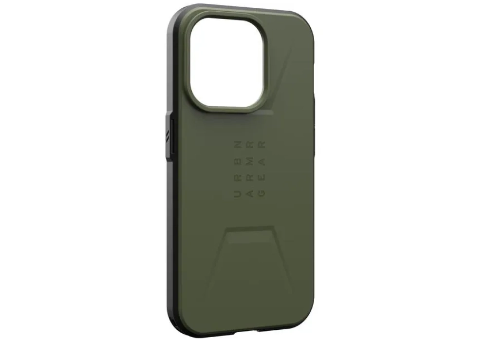 UAG Coque arrière Civilian Case iPhone 15 Pro Olive