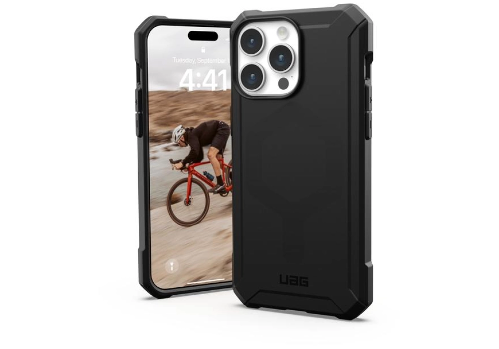 UAG Coque arrière Essential Armor iPhone 15 Pro Max Black