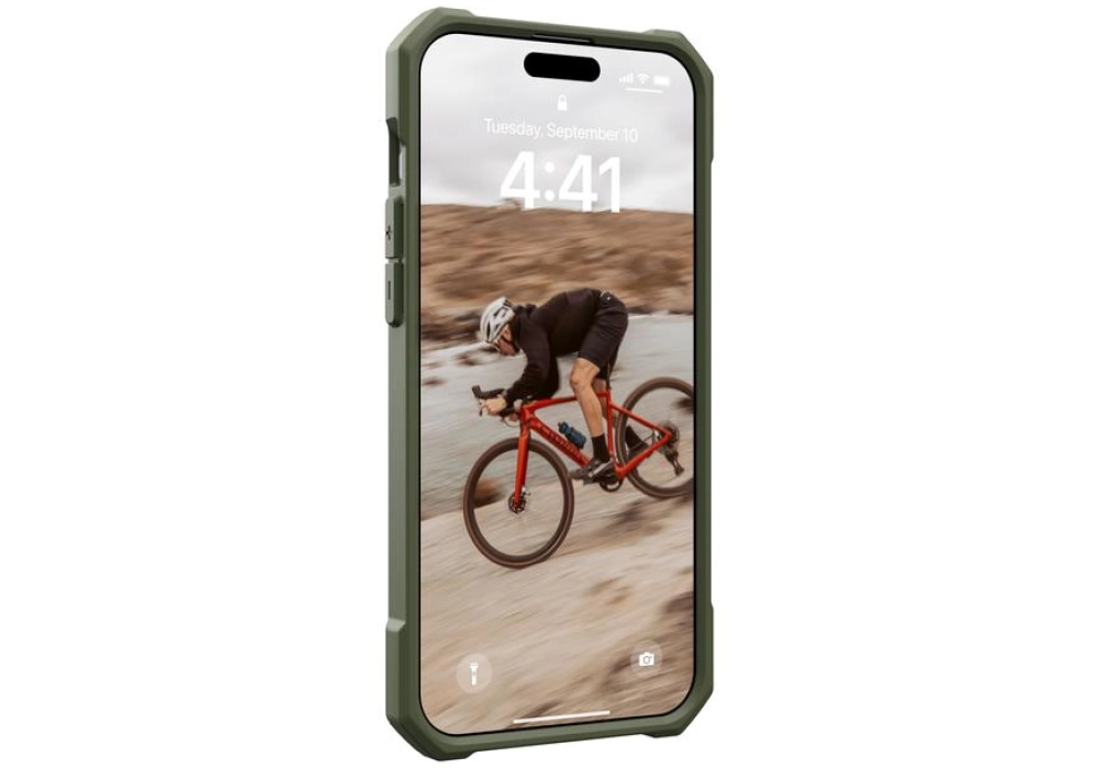 UAG Coque arrière Essential Armor iPhone 15 Pro Max Olive