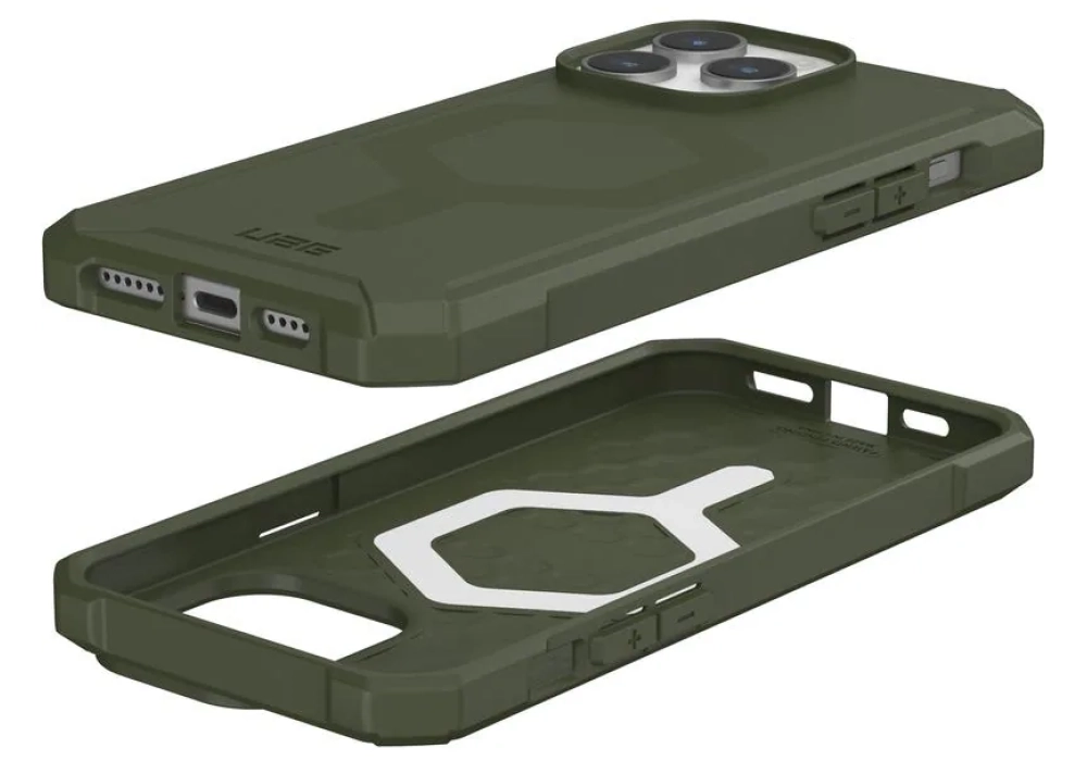 UAG Coque arrière Essential Armor iPhone 15 Pro Max Olive