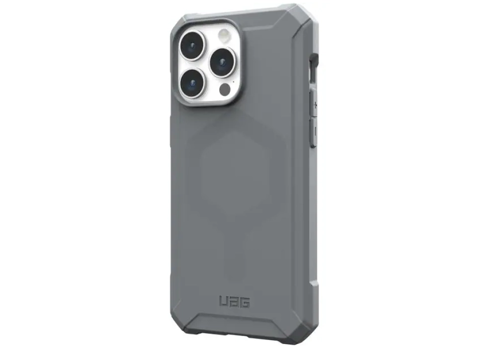 UAG Coque arrière Essential Armor iPhone 15 Pro Max Silver