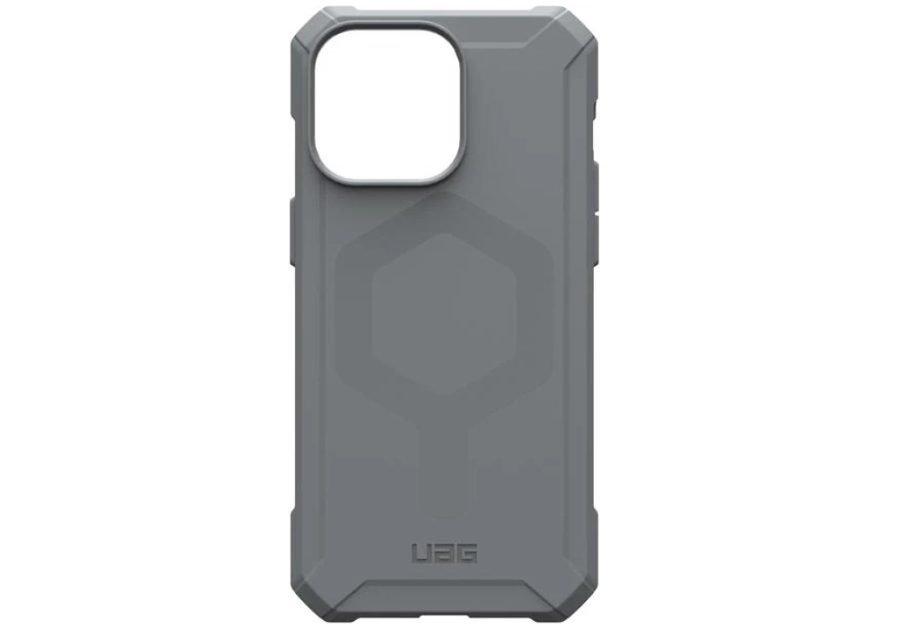 UAG Coque arrière Essential Armor iPhone 15 Pro Max Silver