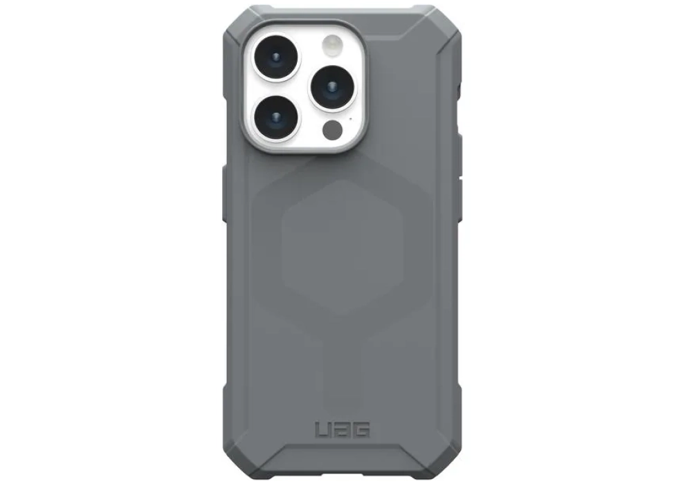 UAG Coque arrière Essential Armor iPhone 15 Pro Silver