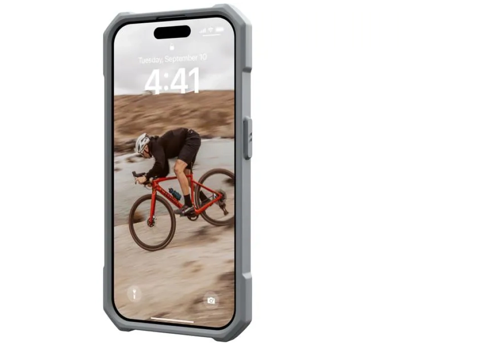 UAG Coque arrière Essential Armor iPhone 15 Pro Silver