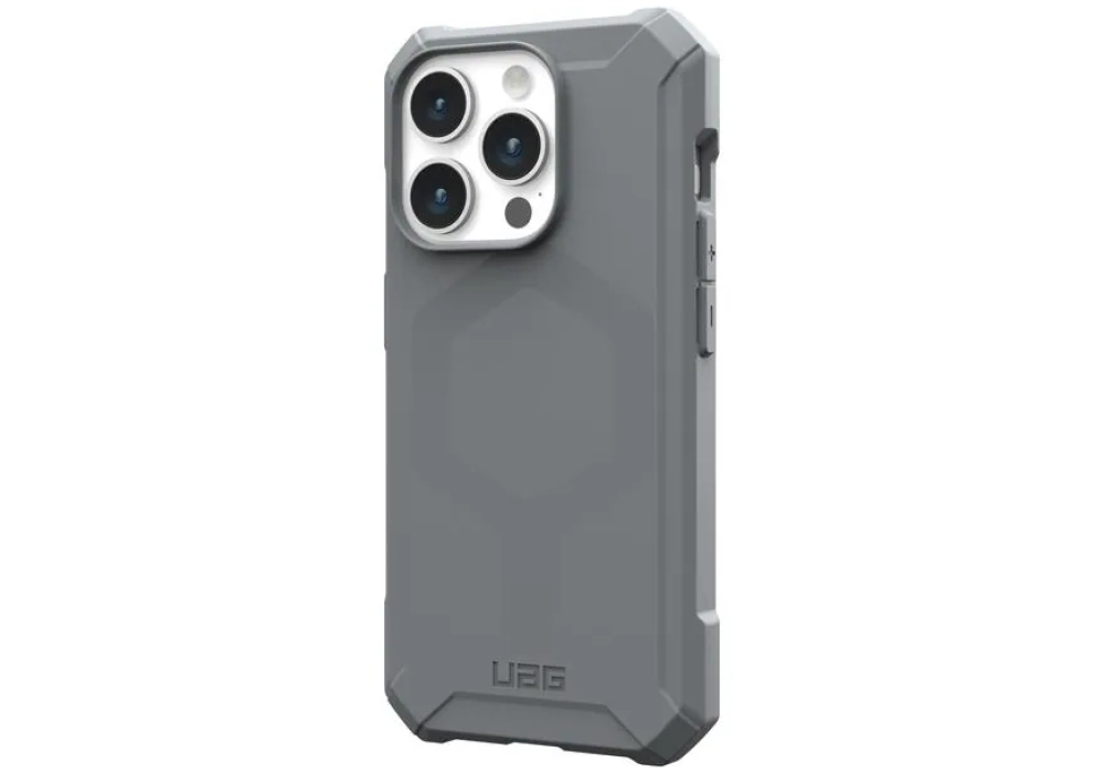 UAG Coque arrière Essential Armor iPhone 15 Pro Silver