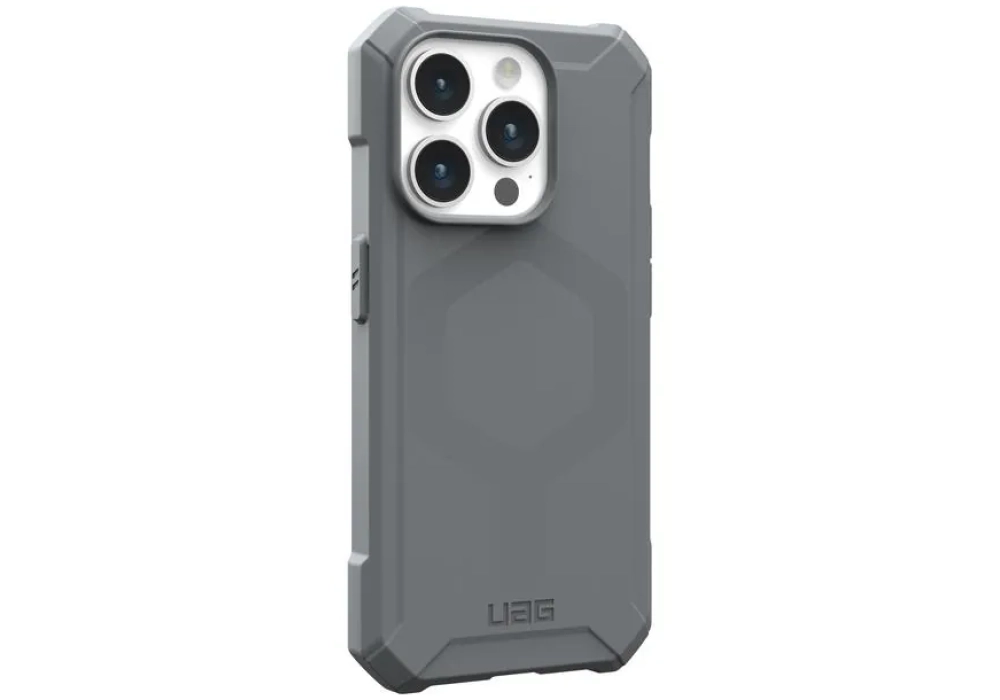 UAG Coque arrière Essential Armor iPhone 15 Pro Silver