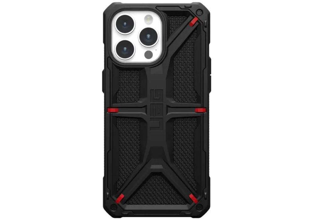 UAG Coque arrière Monarch iPhone 15 Pro Max Kevlar