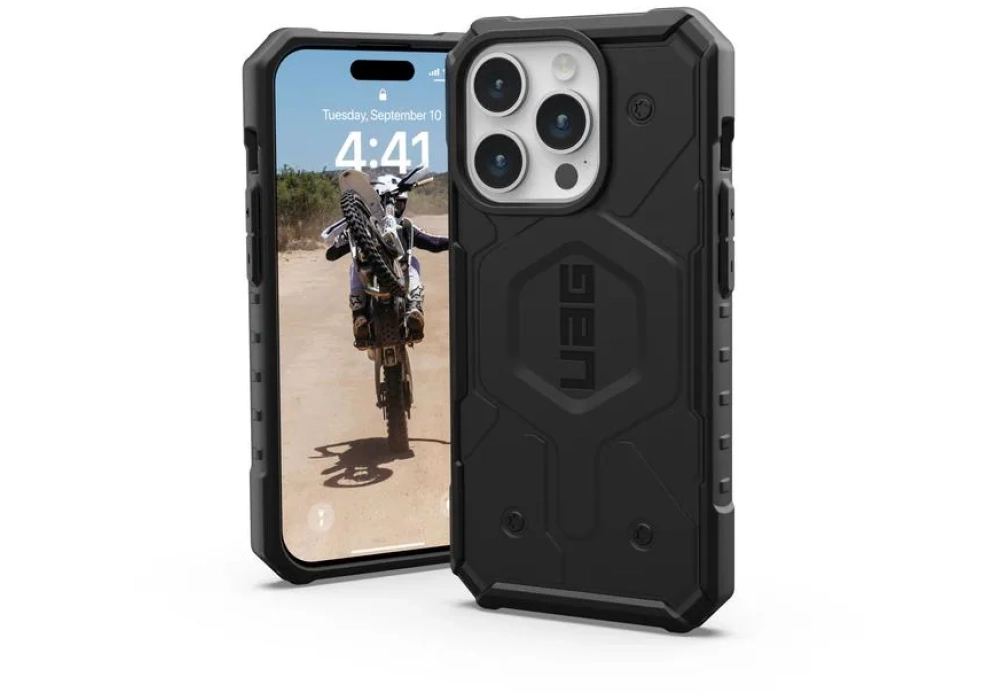 UAG Coque arrière Pathfinder iPhone 15 Pro Black