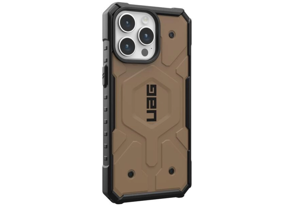 UAG Coque arrière Pathfinder iPhone 15 Pro Max Dark Earth