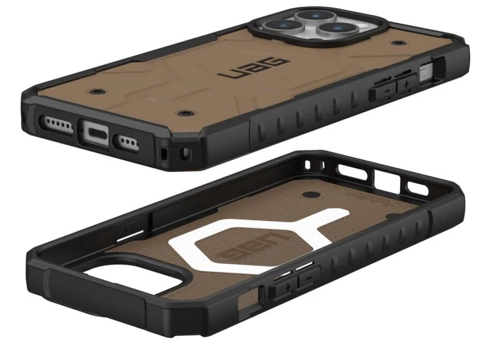 UAG Coque arrière Pathfinder iPhone 15 Pro Max Dark Earth