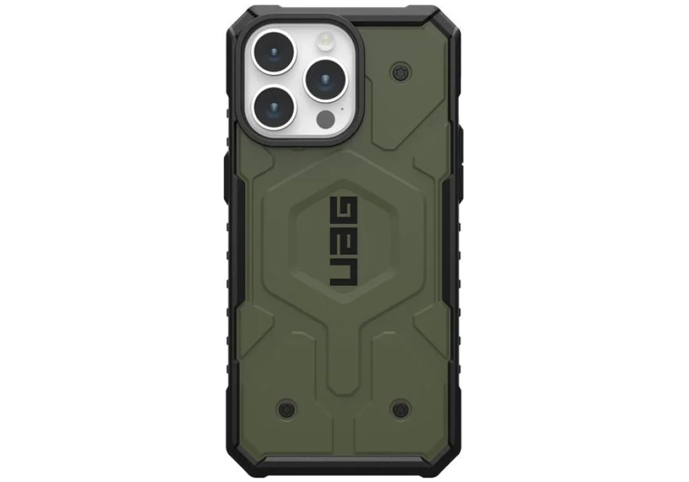 UAG Coque arrière Pathfinder iPhone 15 Pro Max Olive