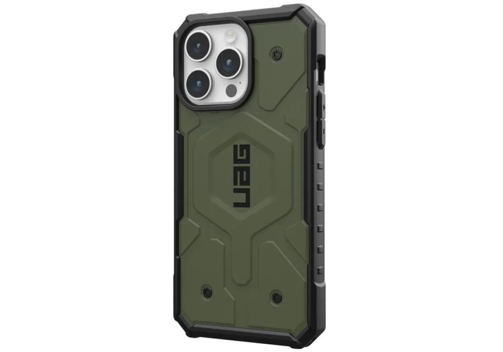 UAG Coque arrière Pathfinder iPhone 15 Pro Max Olive