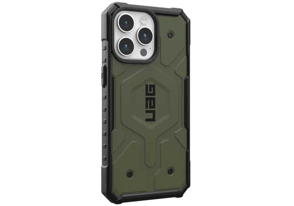 UAG Coque arrière Pathfinder iPhone 15 Pro Max Olive