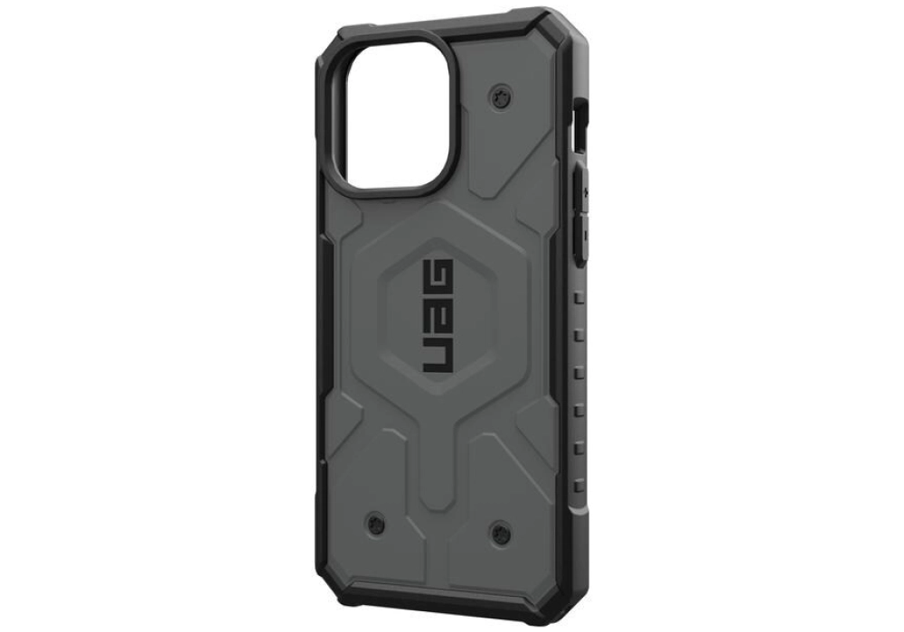 UAG Coque arrière Pathfinder iPhone 15 Pro Max Silver