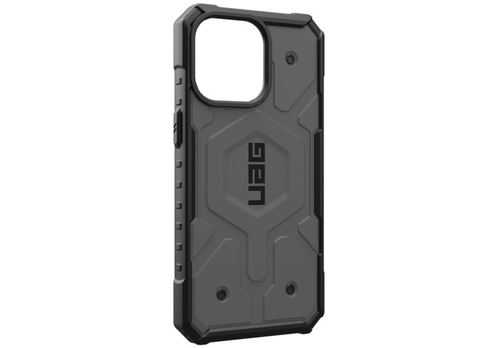 UAG Coque arrière Pathfinder iPhone 15 Pro Max Silver