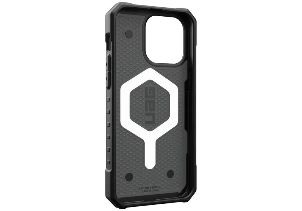 UAG Coque arrière Pathfinder iPhone 15 Pro Max Silver