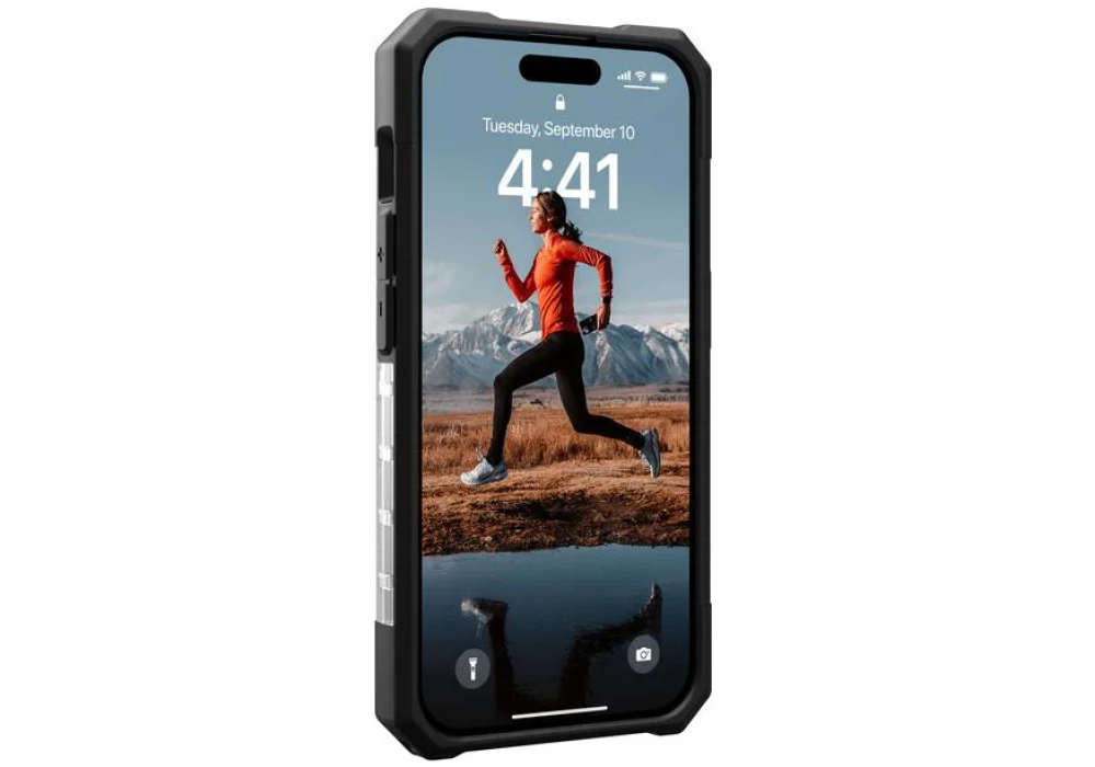 UAG Coque arrière Plasma Case iPhone 15 Pro Ice