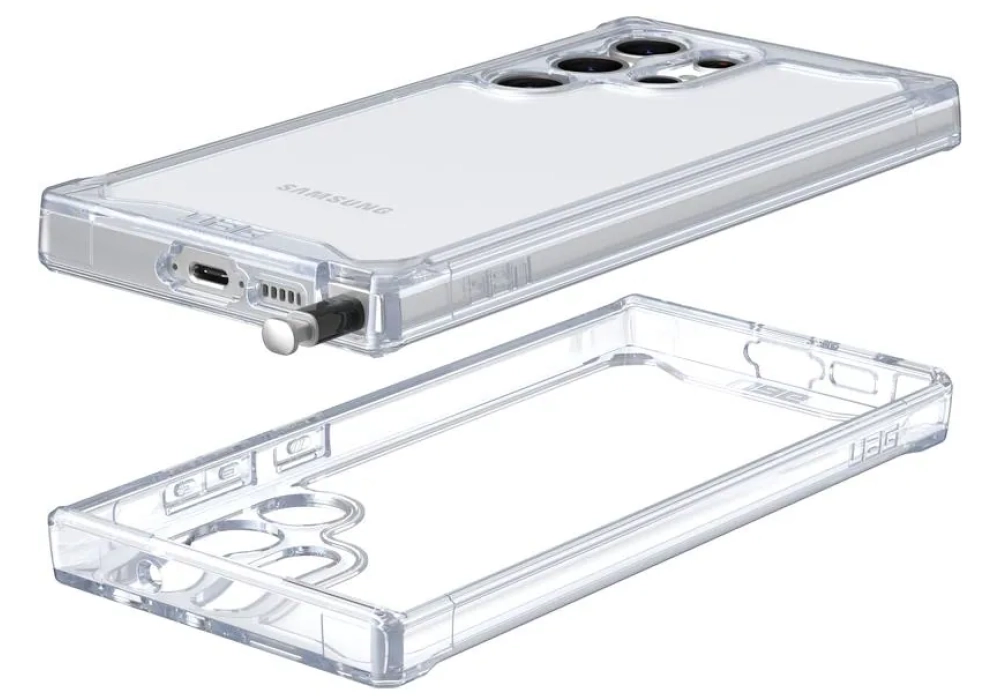 UAG Coque arrière Plyo Galaxy S23 Ultra Ice