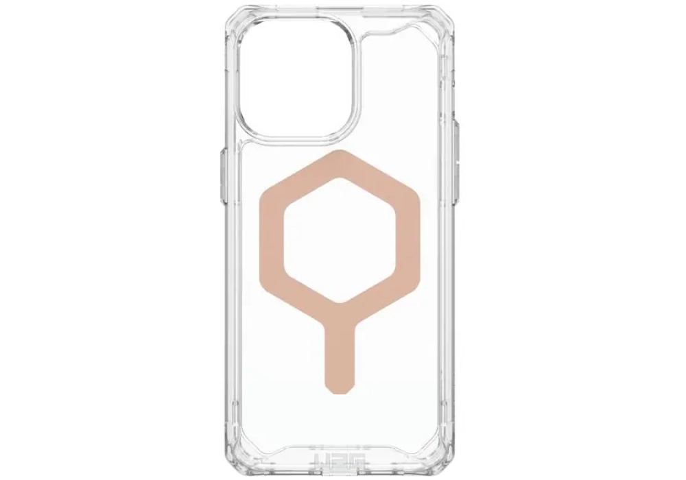 UAG Coque arrière Plyo MagSafe Apple iPhone 15 Pro Max Ice/Rose