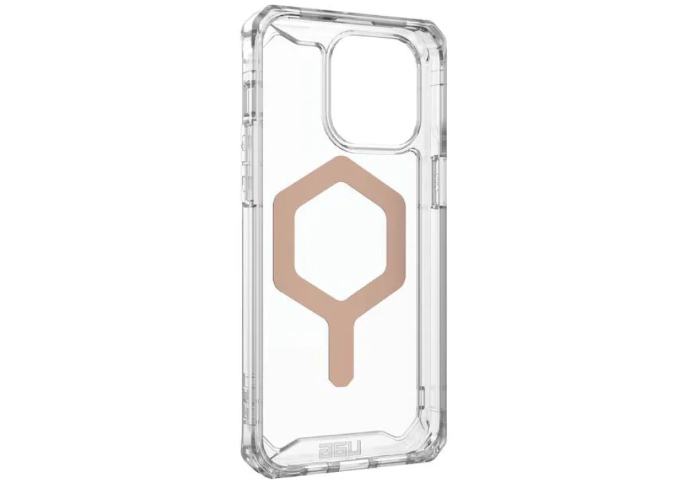 UAG Coque arrière Plyo MagSafe Apple iPhone 15 Pro Max Ice/Rose