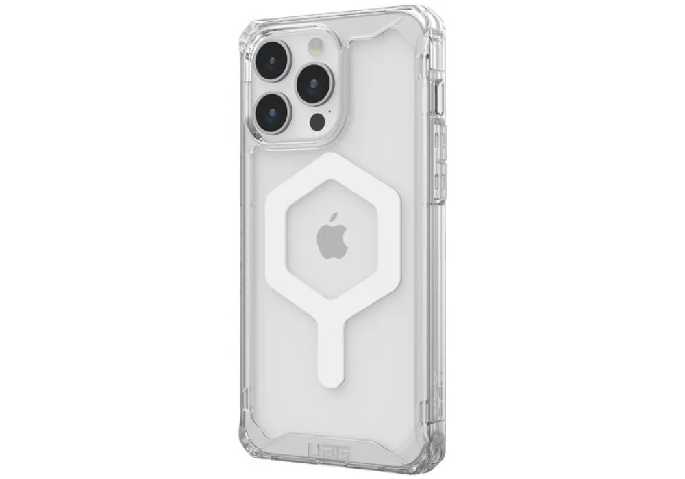 UAG Coque arrière Plyo MagSafe Apple iPhone 15 Pro Max Ice/White