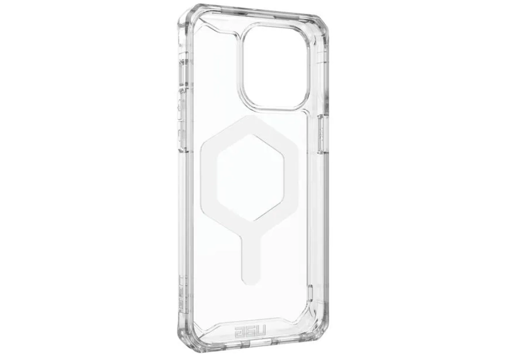 UAG Coque arrière Plyo MagSafe Apple iPhone 15 Pro Max Ice/White