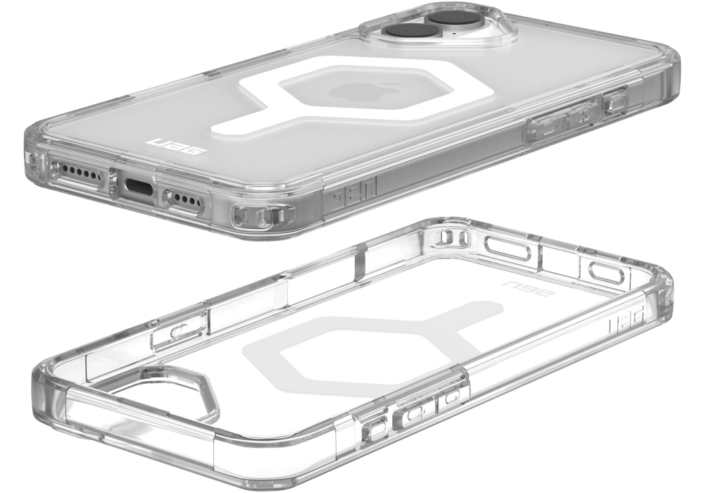 UAG Coque arrière Plyo MagSafe Apple iPhone 16 Plus Ice/White