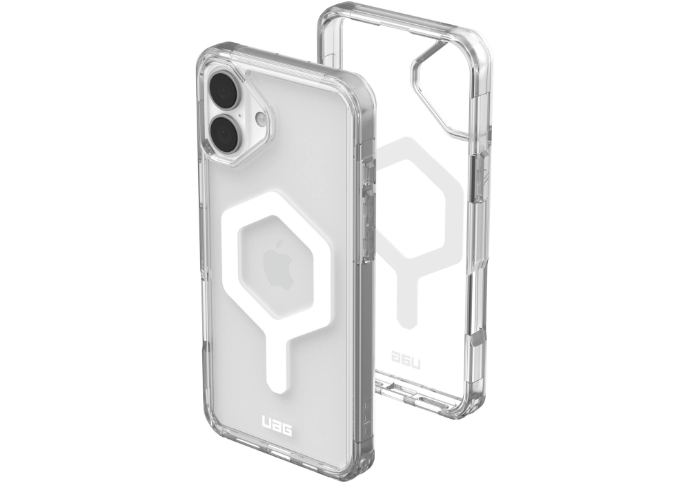 UAG Coque arrière Plyo MagSafe Apple iPhone 16 Plus Ice/White