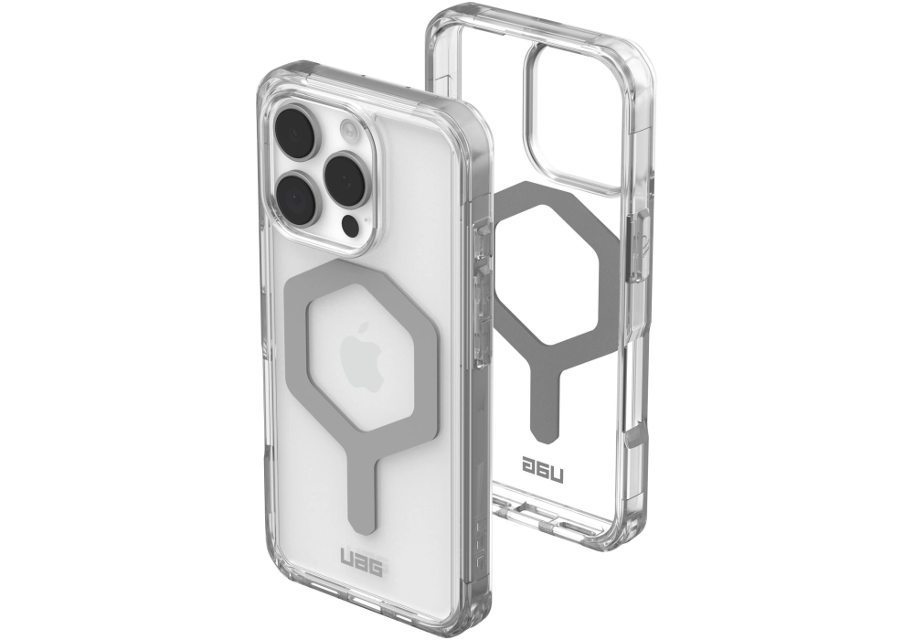 UAG Coque arrière Plyo MagSafe Apple iPhone 16 Pro Ice/Silver