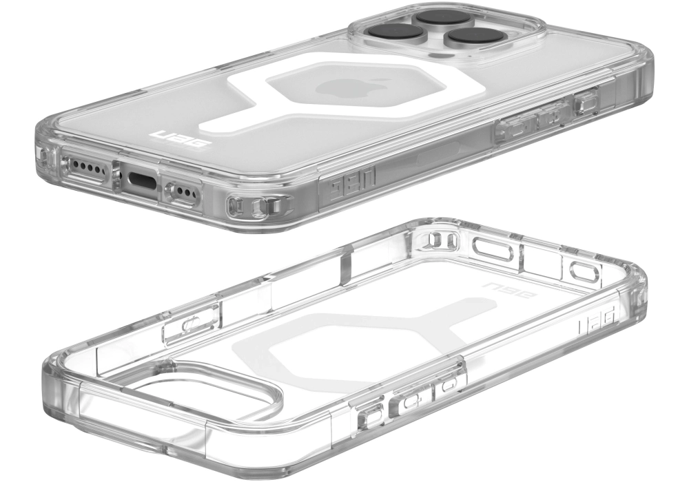 UAG Coque arrière Plyo MagSafe Apple iPhone 16 Pro Ice/White