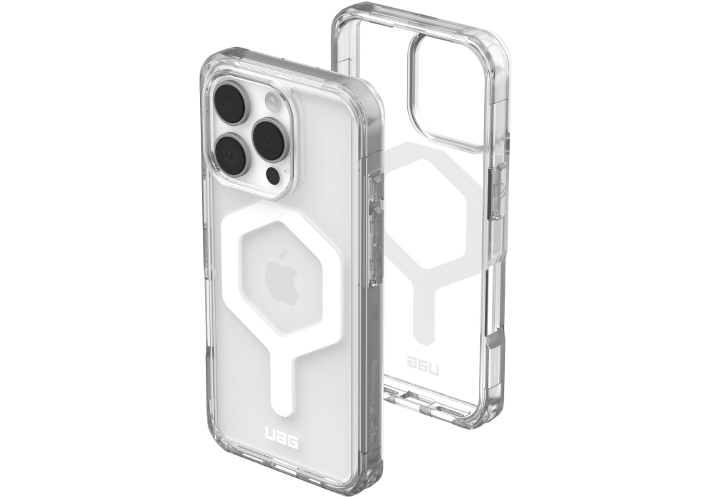 UAG Coque arrière Plyo MagSafe Apple iPhone 16 Pro Ice/White