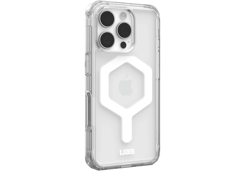 UAG Coque arrière Plyo MagSafe Apple iPhone 16 Pro Ice/White