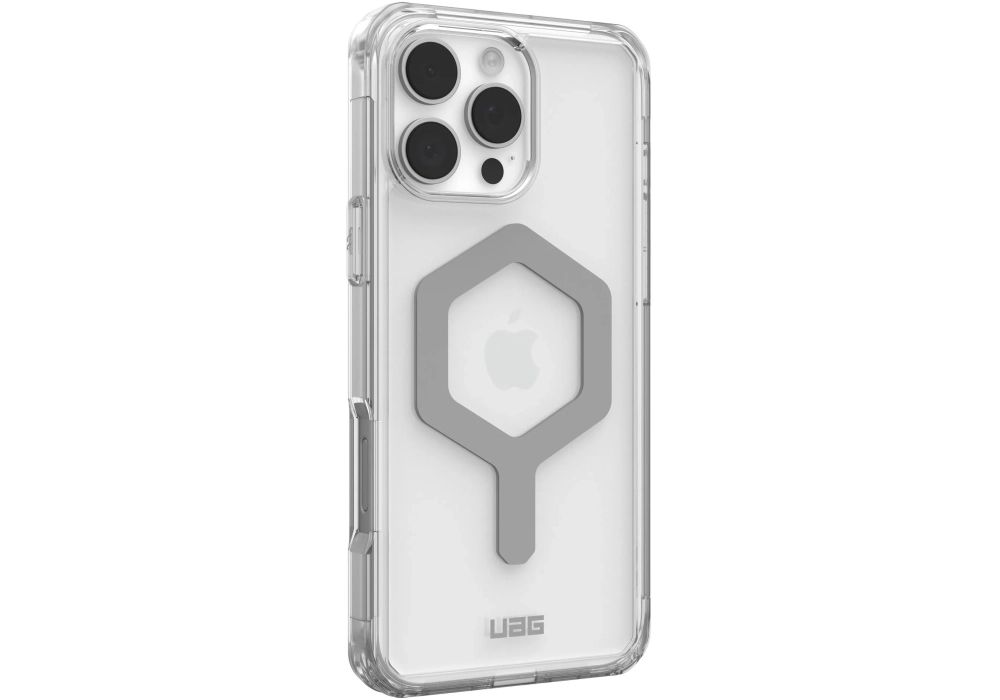 UAG Coque arrière Plyo MagSafe Apple iPhone 16 Pro Max Ice/Silver